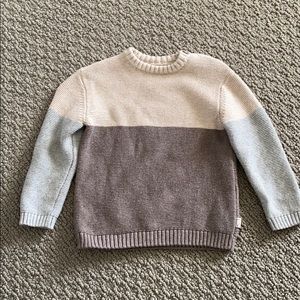 Zara colorblock knit sweater 12-18 month